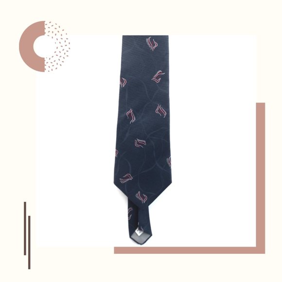 Mario Valentino 100% Italian Silk Tie - Picture 1 of 6